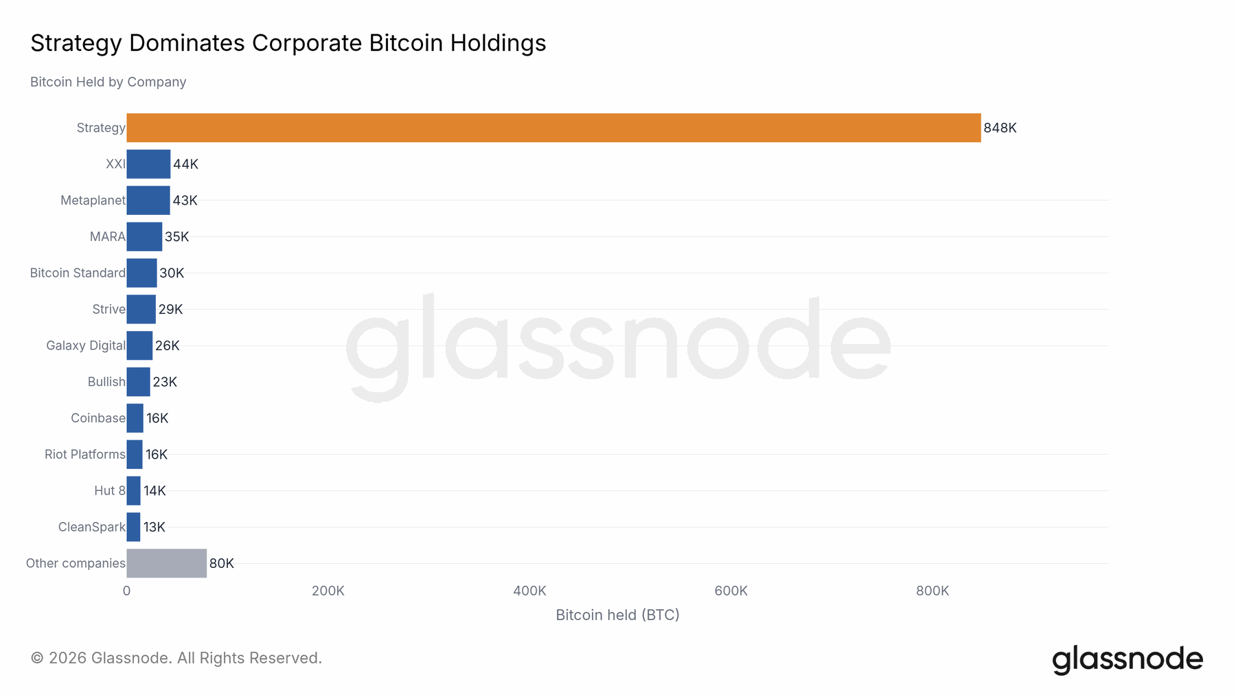 Corporate Bitcoin exposure was highly concentrated — original report chart
